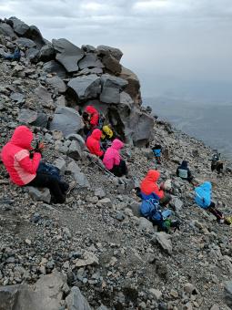 Výstup na Ararat a přechod pohoří Kačkar