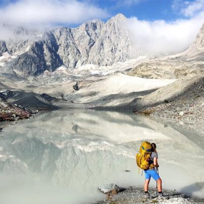 Lucie Peštálová průvodce Explorito na ledovci