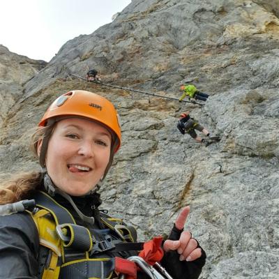 Lucie Peštálová průvodce Explorito na ferraty
